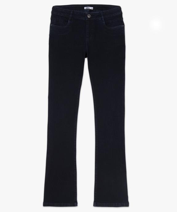 Jean femme bootcut en coton stretch vue4 - GEMO (JEAN) - GEMO