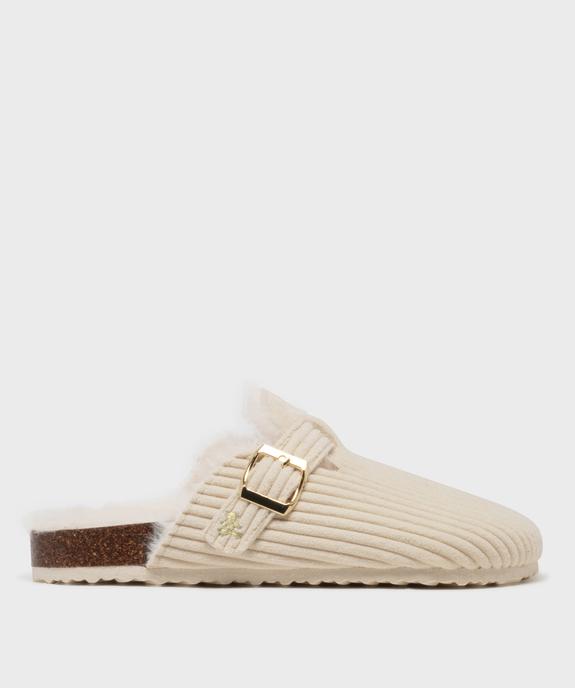 Chaussons mules avec doublure chaude femme - LuluCastagnette vue2 - LULUCASTAGNETTE - GEMO