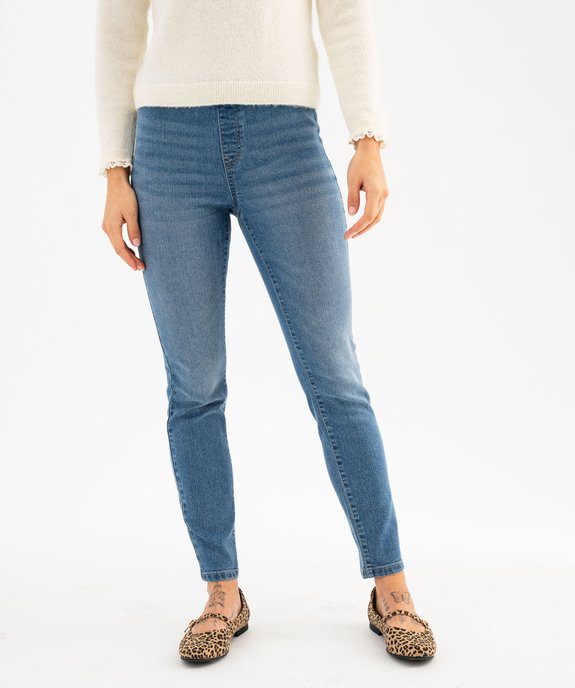 Jegging confortable à taille élastique femme vue2 - GEMO(FEMME PAP) - GEMO