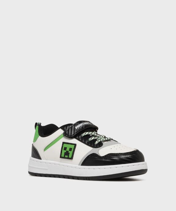 Baskets à scratch garçon - Minecraft vue2 - MINECRAFT - GEMO