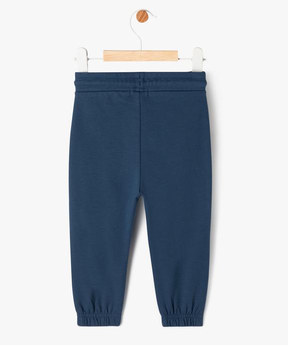 Pantalon de jogging léger bébé garçon vue4 - PREMIER PRIX BY GEMO - GEMO