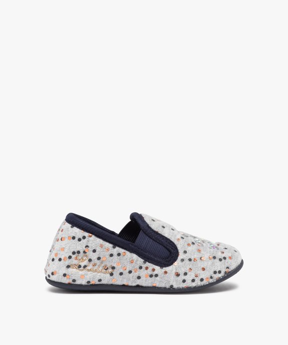 Chaussons fille à pois brillants – LuluCastagnette vue1 - LULU CASTAGNETT - GEMO