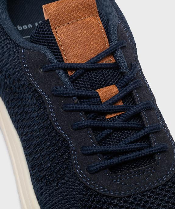 Baskets en mesh à lacets homme - Urban Steps vue6 - URBAN STEPS - GEMO