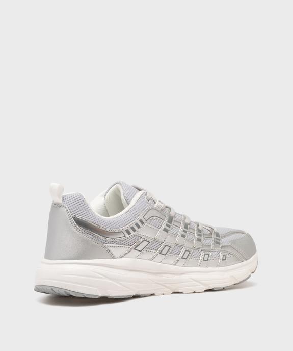 Baskets de running légères en mesh homme - 5 Miles vue4 - 5 MILES - GEMO