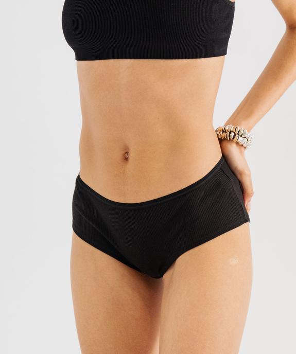 Shorty en maille côtelée femme (lot de 2) vue2 - GEMO 4G FEMME - GEMO