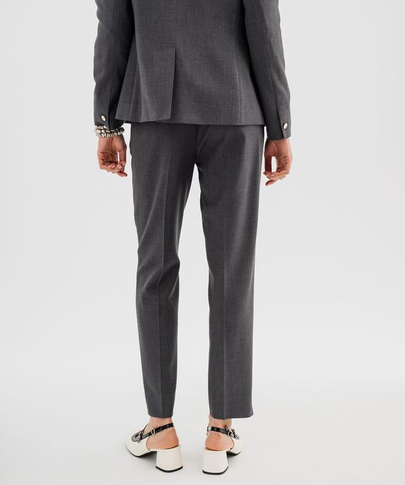 Pantalon de tailleur coupe fuselée femme vue3 - GEMO(FEMME PAP) - GEMO