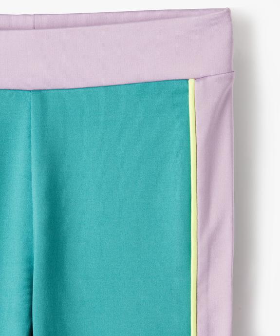 Leggings court tricolore spécial sport fille  vue2 - GEMO (ENFANT) - GEMO