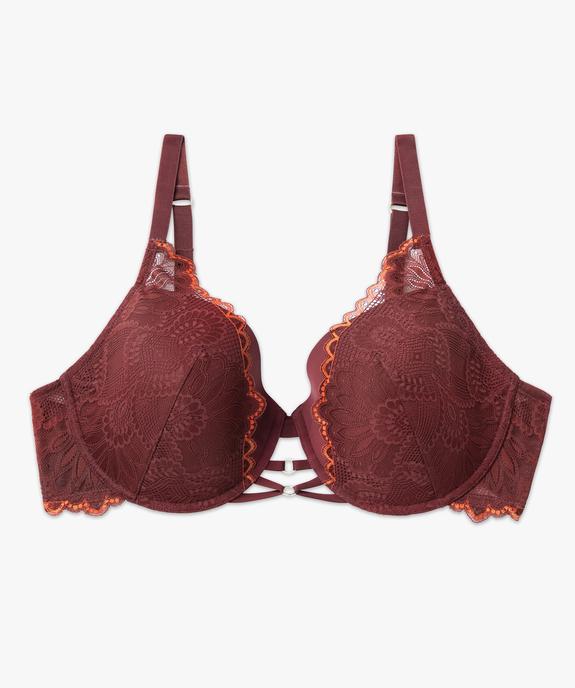 Soutien-gorge grande taille emboîtant à armatures et coques fines vue4 - GEMO(HOMWR FEM) - GEMO