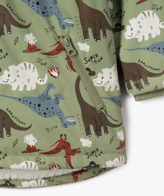 Manteau à capuche imperméable doublé peluche garçon vue6 - GEMO 4G GARCON - GEMO
