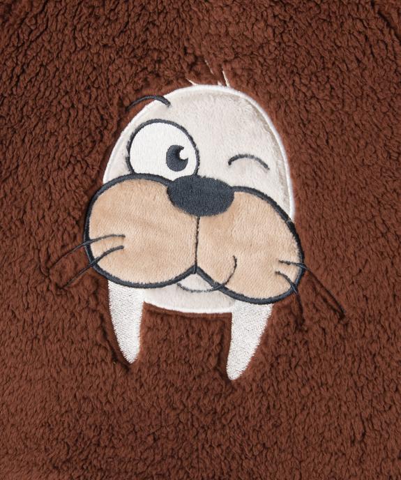 Sweat en sherpa douillet imprimé bébé garçon vue2 - GEMO(BEBE DEBT) - GEMO