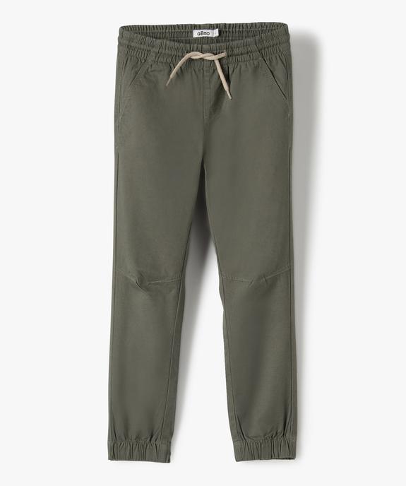 Pantalon cargo taille élastiquée garçon vue1 - GEMO (ENFANT) - GEMO