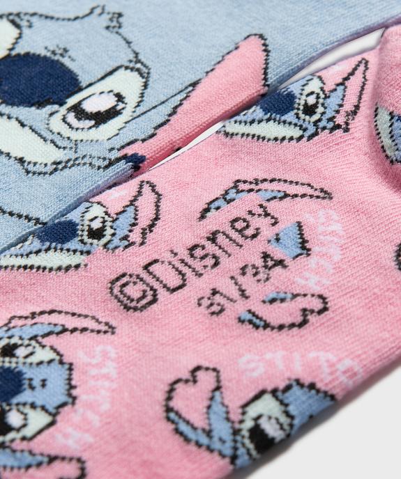 Chaussettes tige ultra courtes imprimées fille - Stitch (lot de 5 paires) vue3 - LILO & STITCH - GEMO