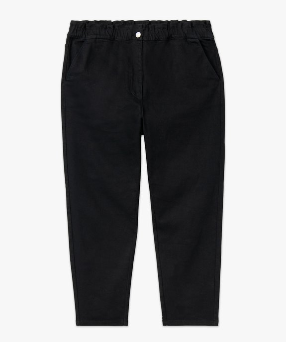 Pantalon slouchy à taille élastique femme grande taille vue4 - GEMO 4G GT - GEMO