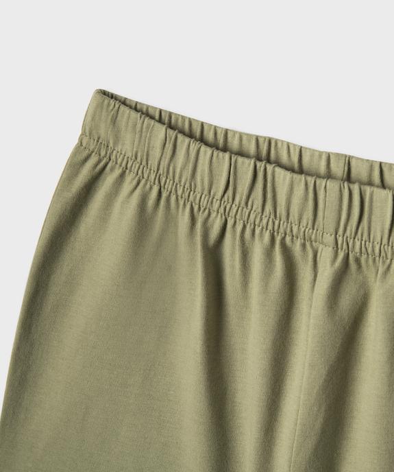 Pyjashort en coton bicolore garçon vue3 - GEMO 4G GARCON - GEMO