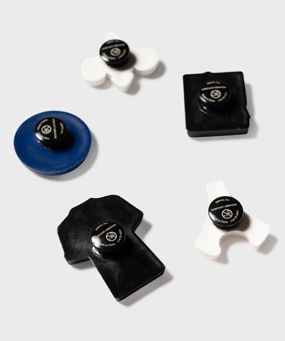 Clips Jibbitz (lot de 5) - Crocs X Paris Saint Germain vue4 - CROCS - GEMO