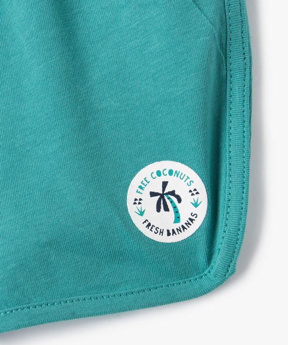 Ensemble bébé garçon 2 pièces : débardeur et short en jersey imprimé vue2 - GEMO(BEBE DEBT) - GEMO