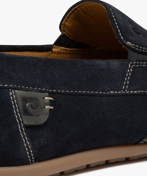 Mocassins en cuir suédé à semelle souple homme - Pierre Cardin vue7 - PIERRE CARDIN D - GEMO