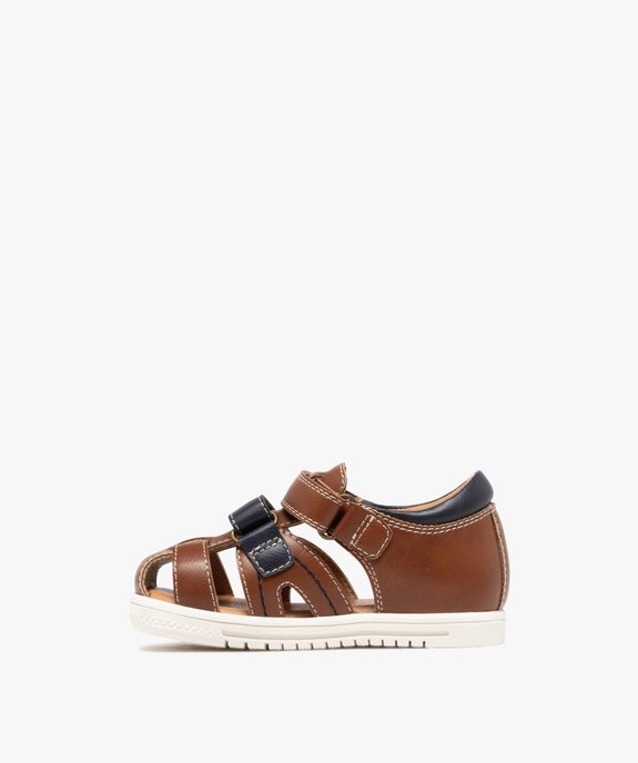 Sandales à bout et talon fermés bébé garçon vue3 - BUGGY GEMO FOR GOOD - GEMO