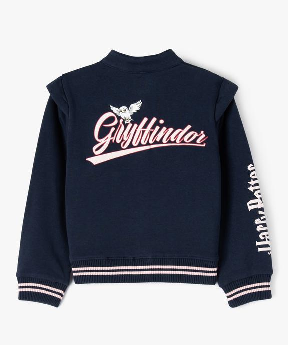 Veste sweat à boutons-pression fille - Harry Potter vue3 - HARRY POTTER - GEMO
