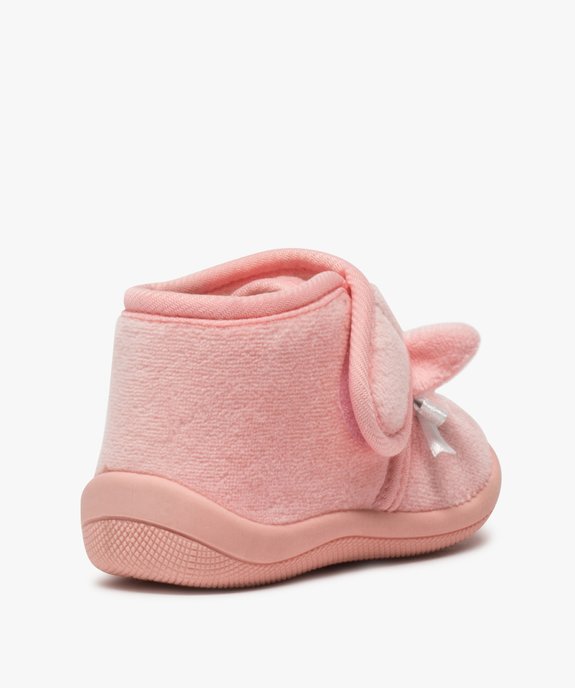 Chaussons bébé fille bottillons en forme de chat - Mieux vue4 - GEMO 4G BEBE - GEMO
