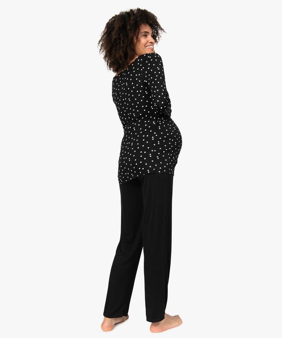 Pyjama de grossesse et d'allaitement vue3 - GEMO (MATER) - GEMO