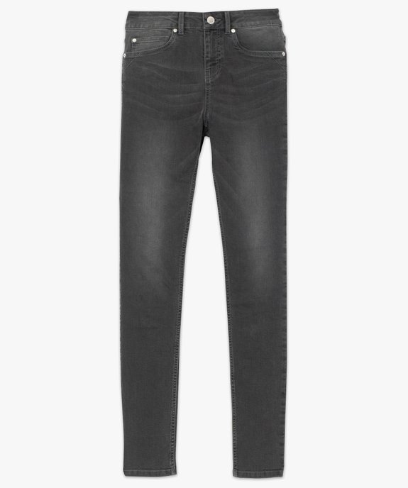 Jean femme coupe skinny taille basse en stretch vue4 - GEMO(FEMME PAP) - GEMO