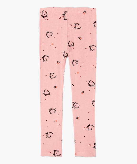 Legging fille long à motif vue2 - GEMO (ENFANT) - GEMO