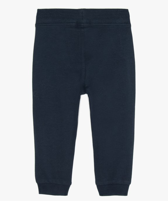 Pantalon de jogging bébé uni vue2 - GEMO 4G BEBE - GEMO