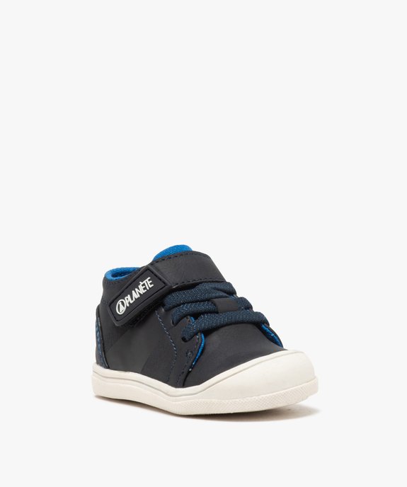 Chaussures premiers pas bébé garçon – Alma Planète vue2 - ALMA PLANETE - GEMO