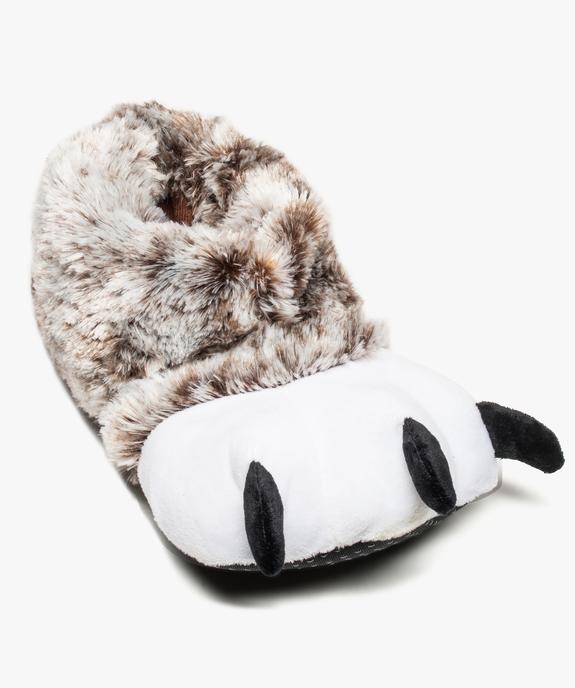 Chaussons peluches pattes d'ours vue5 - GEMO (JUNIOR) - GEMO