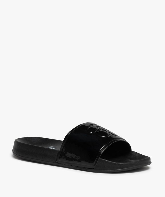 Mules de piscine femme vernies – Le Temps des Cerises vue2 - SHOES BY LTDC - GEMO