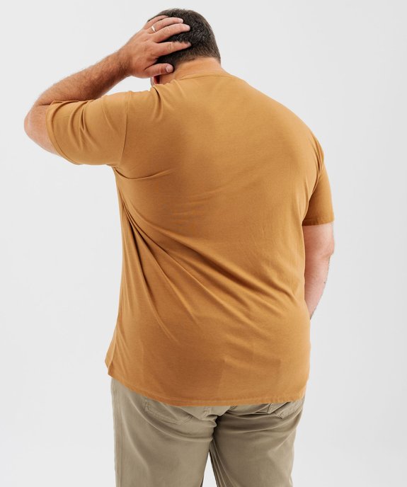 Tee-shirt manches courtes imprimé homme vue10 - GEMO 4G HOMME - GEMO