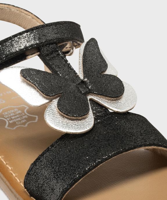 Sandales en cuir irisé avec motif papillon fille - Lovely Wings vue6 - LOVELY WINGS GEMO FOR GOOD - GEMO