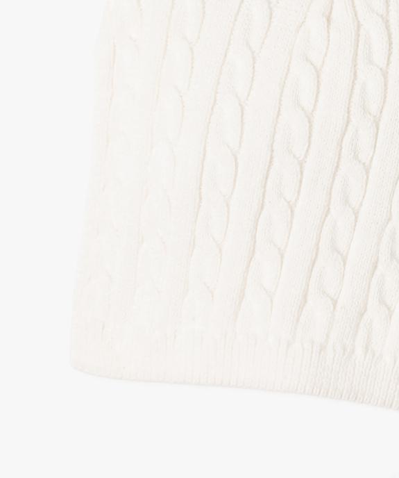 Bonnet fin en maille torsadée bébé vue2 - GEMO(BB COUCHE) - GEMO