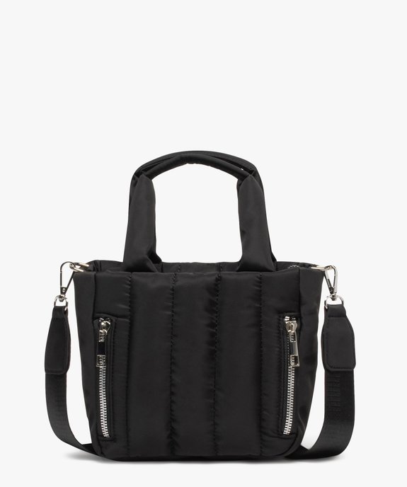 Sac en textile matelassé porté main femme vue1 - GEMO (ACCESS) - GEMO
