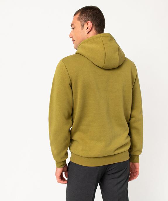 Sweat à capuche intérieur molletonné homme vue3 - GEMO 4G HOMME - GEMO