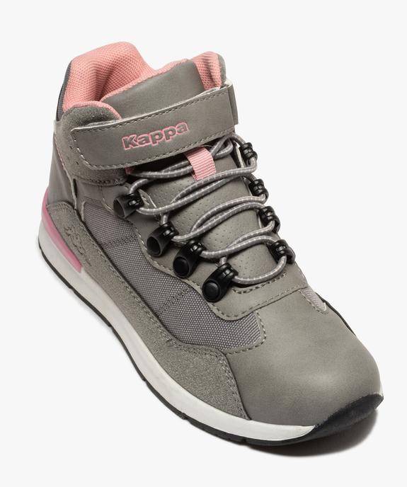 Baskets fille mid-cut à lacets et scratch – Kappa Kensington vue5 - KAPPA - GEMO