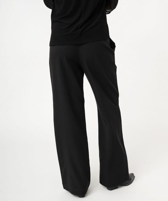 Pantalon large, souple et extensible femme vue3 - GEMO(FEMME PAP) - GEMO