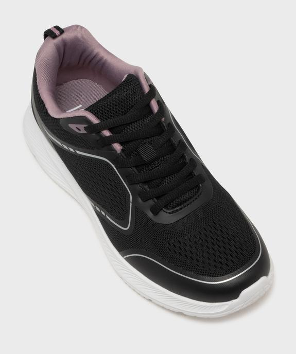 Baskets running en mesh avec semelle ultra légère femme - 5 Miles vue5 - 5 MILES - GEMO