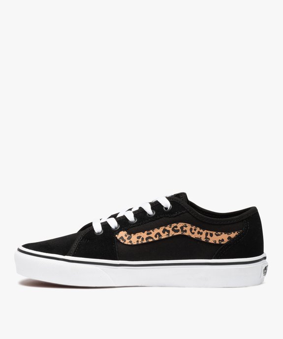 Tennis femme unies détail léopard – Vans Filmore Decon vue3 - VANS - GEMO