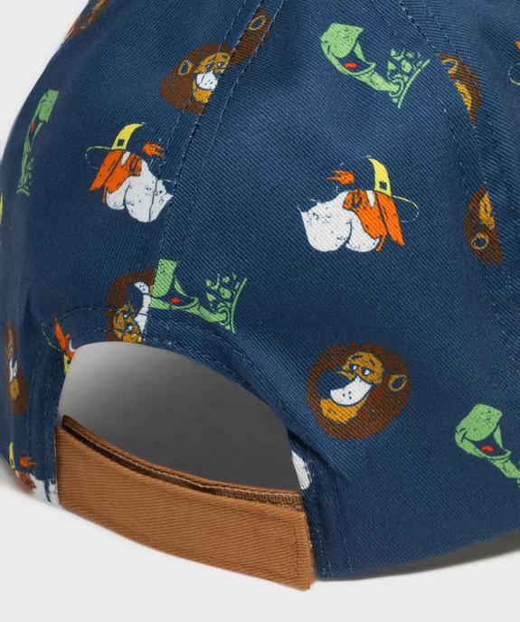 Casquette à motifs animaux garçon vue2 - GEMO 4G GARCON - GEMO