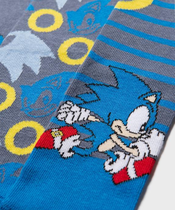 Chaussettes imprimées garçon (lot de 3) - Sonic The Hedgehog - SONIC Chaussettes imprimées garçon (lot de 3) - Sonic The Hedgehog vue2 - SONIC - GEMO