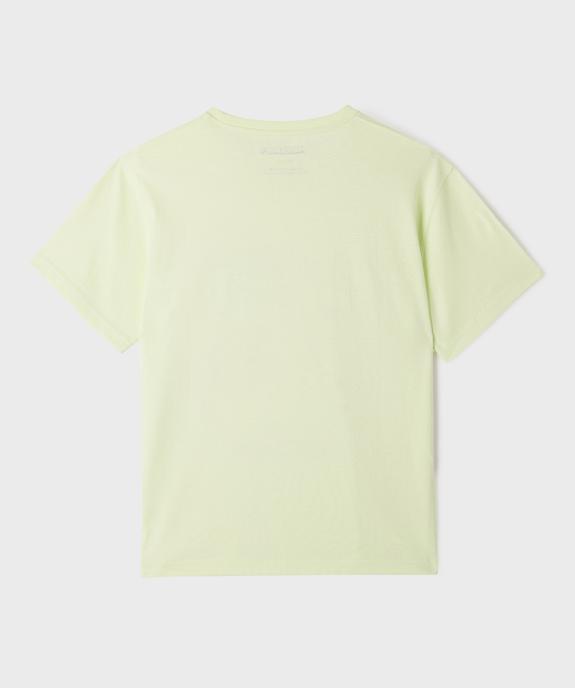 Tee-shirt manches courtes imprimé garçon - Minecraft vue3 - MINECRAFT - GEMO