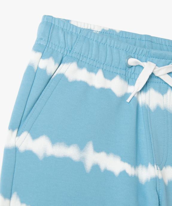 Bermuda garçon en maille à taille élastiquée vue2 - GEMO (ENFANT) - GEMO