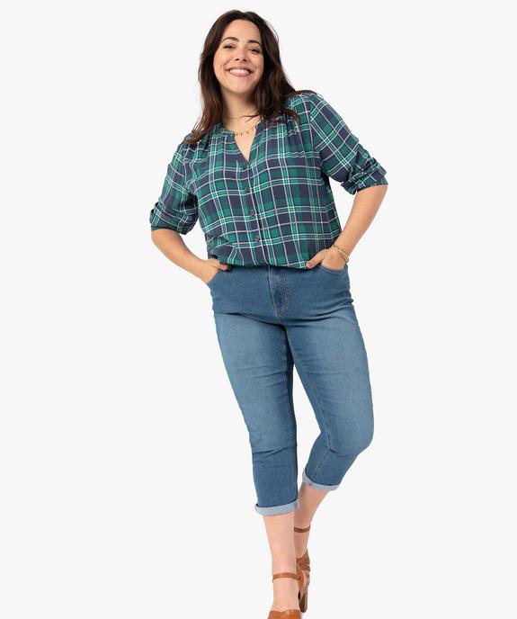 Blouse femme grande taille imprimée à manches 3/4 vue5 - GEMO (G TAILLE) - GEMO