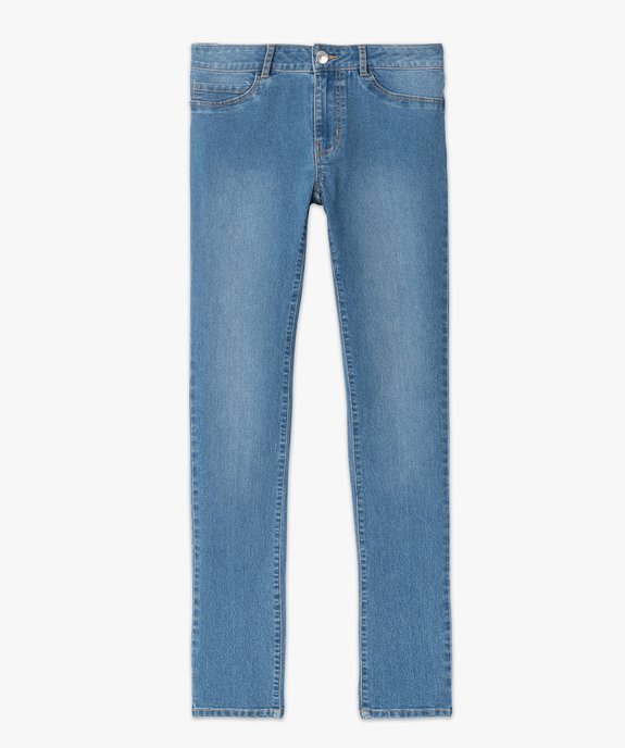 Jean femme coupe Slim coloris délavé vue4 - GEMO 4G FEMME - GEMO