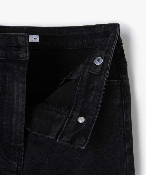 Jean fille coupe ultra skinny taille haute vue2 - GEMO 4G FILLE - GEMO