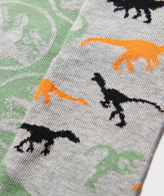 Chaussettes motifs dinosaures garçon (lot de 3) - Jurassic World - JURASSIC Chaussettes motifs dinosaures garçon (lot de 3) - Jurassic World vue2 - JURASSIC - GEMO