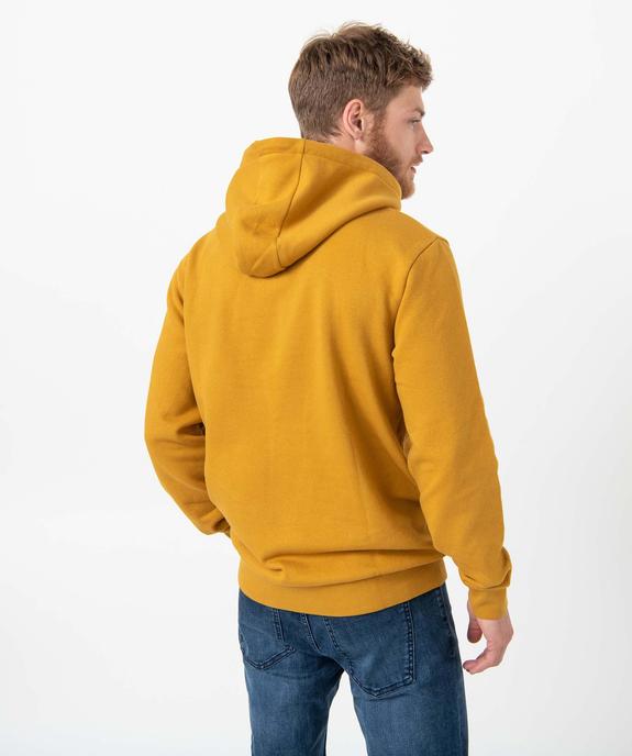Sweat homme molletonné à capuche vue3 - GEMO (HOMME) - GEMO