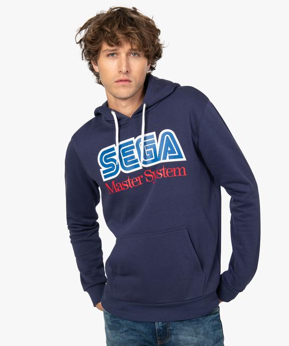 Sweat homme à capuche avec large inscription Sega vue1 - SEGA - GEMO